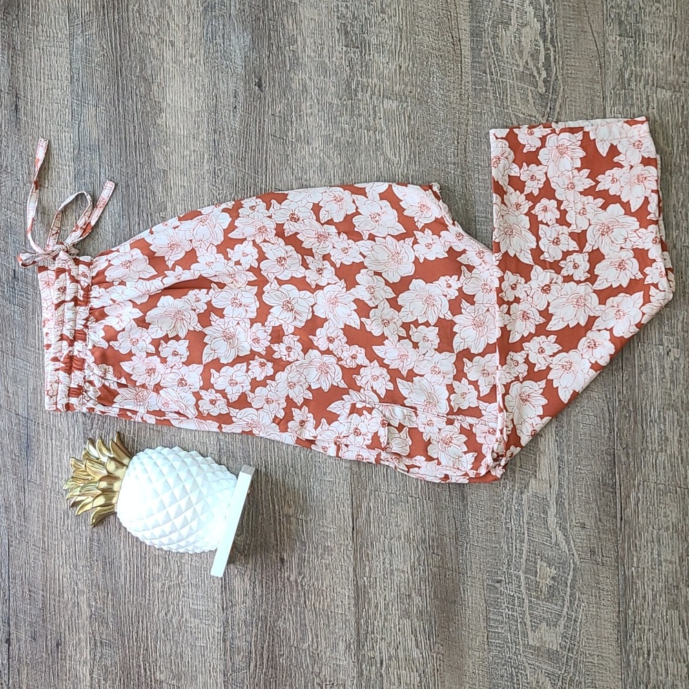 Acacia Cambodia Harem Silk Pants - Rust Magnolia